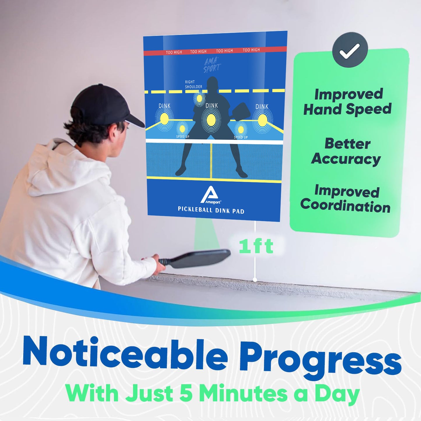 Pickleball Trainer Pickleball Dink Pad