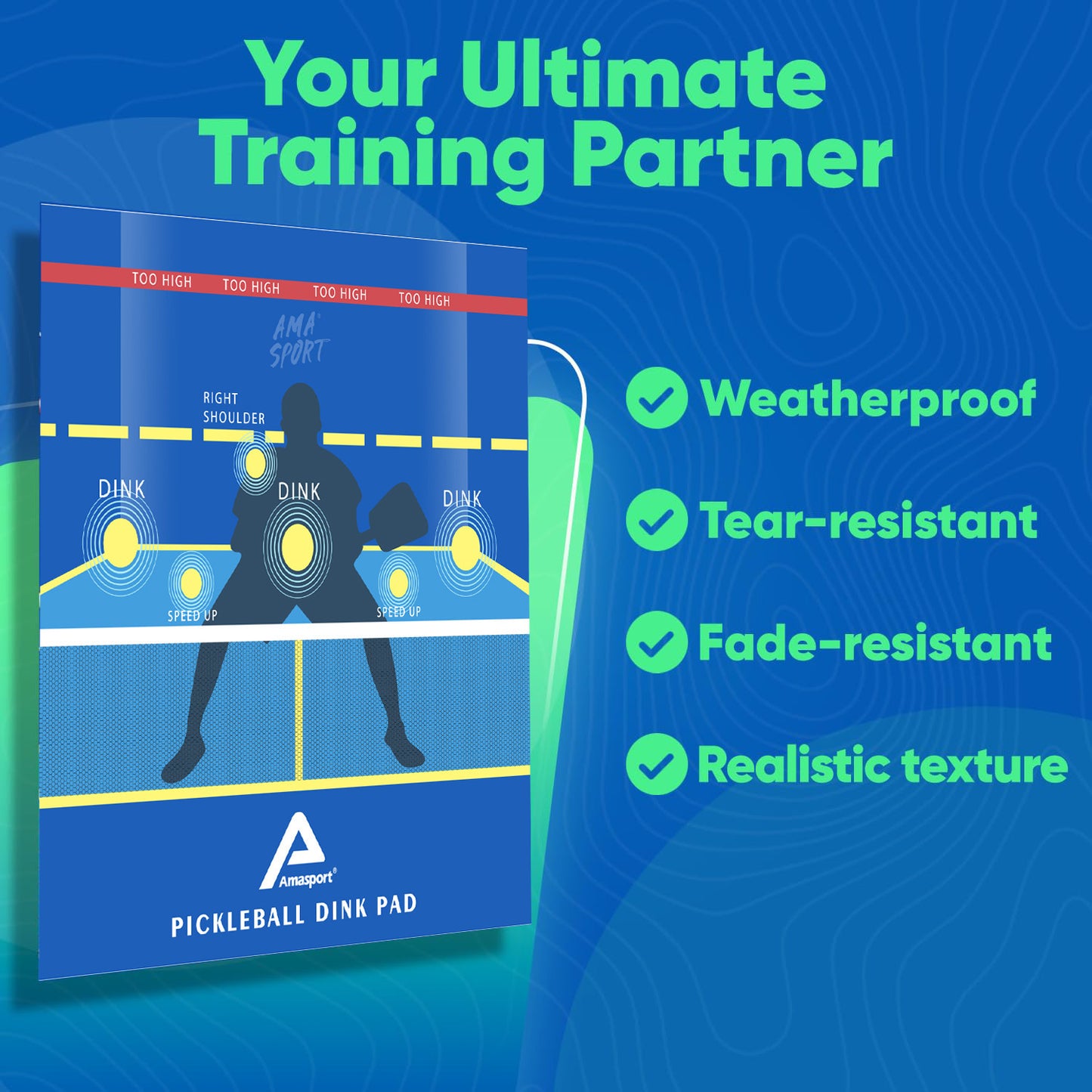 Pickleball Trainer Pickleball Dink Pad
